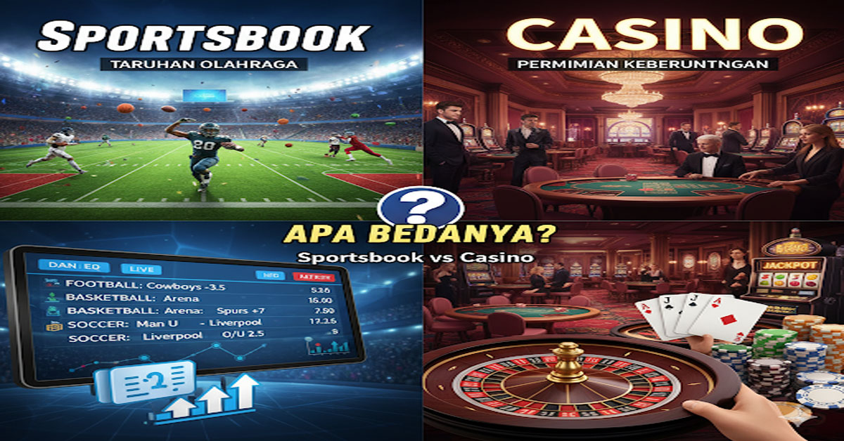 Sportsbook vs Casino: Apa Bedanya?